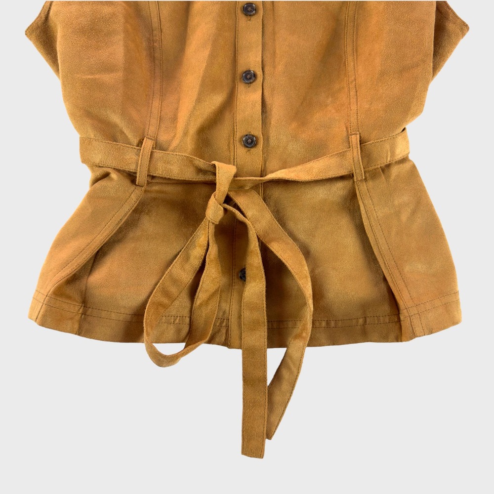 Banana Republic Brown Lucie Vegan Suede Tank Top - Picture 6 of 9